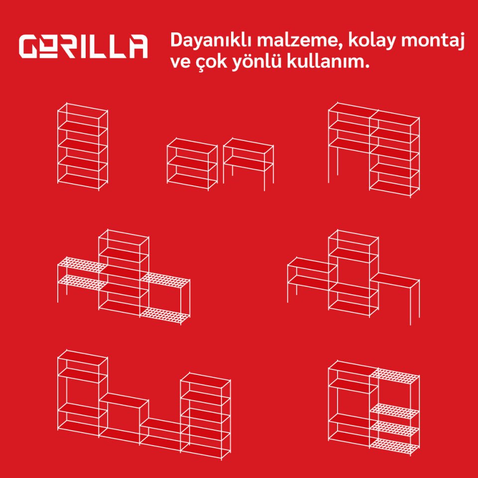 Gorilla Modular Shelf / Metal / Anthracite